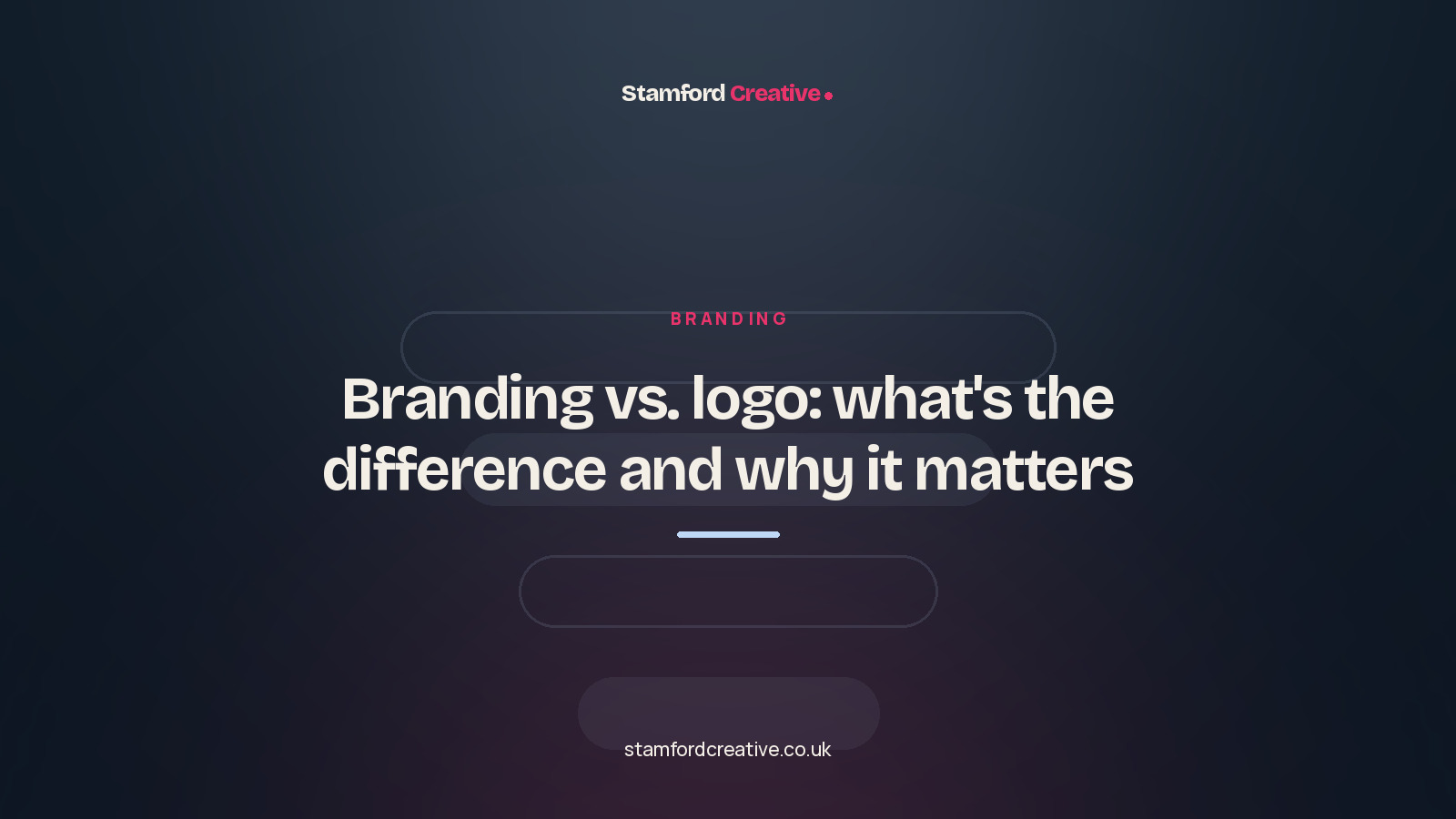 Stamford Creative article: “Branding vs. logo: what’s the difference and why it matters”.